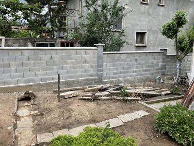 Ограда с бетонени блокове град Плевен - GS Stroy - Плевен